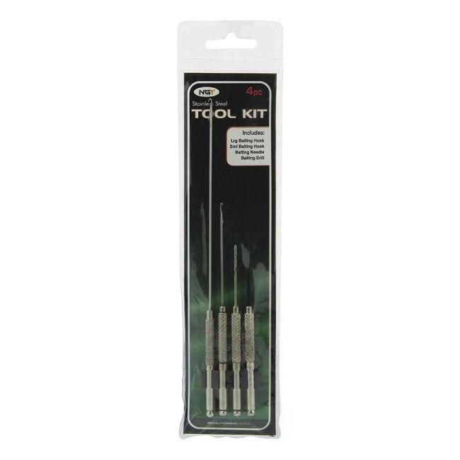 NGT BAITING NEEDLE SET - SET CROSETA 4 BUC/BLISTER
