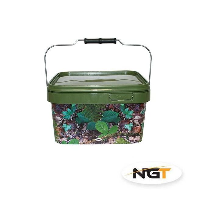 NGT GALEATA PATRATA CAMO 5 L CU CAPAC  SI CU MANER METALIC