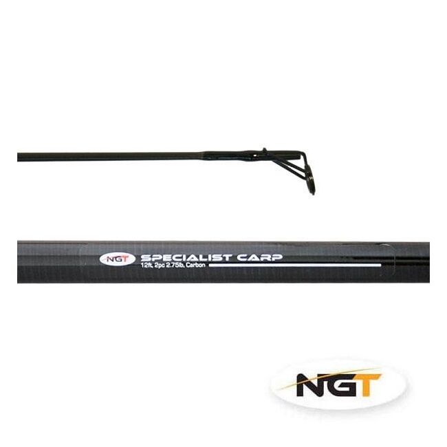 NGT LANSETA SPECIALIST CARP - CARBON 12 ft 3.60m/2 Buc 2.75 Lb