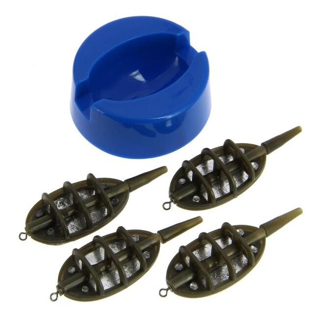 NGT METHOD FEEDER FLAT IN-LINE SET 4+1 (15,20,24,30gr + Matrita)