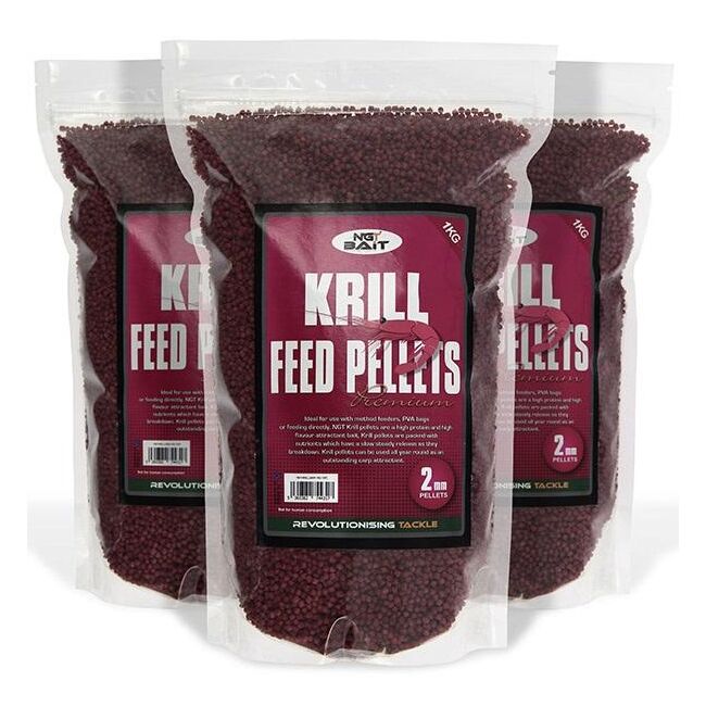 PELETE NGT KRILL FEED PELLETS 1 Kg / 2 mm
