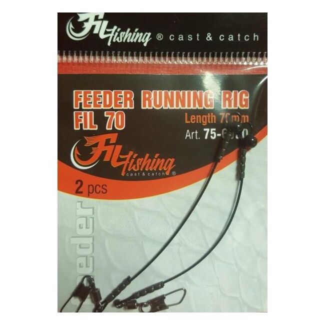 ADAPTOR MONTURA FILFISHING FEEDER RUNNING RIG,50 MM /  2BUC/PLIC