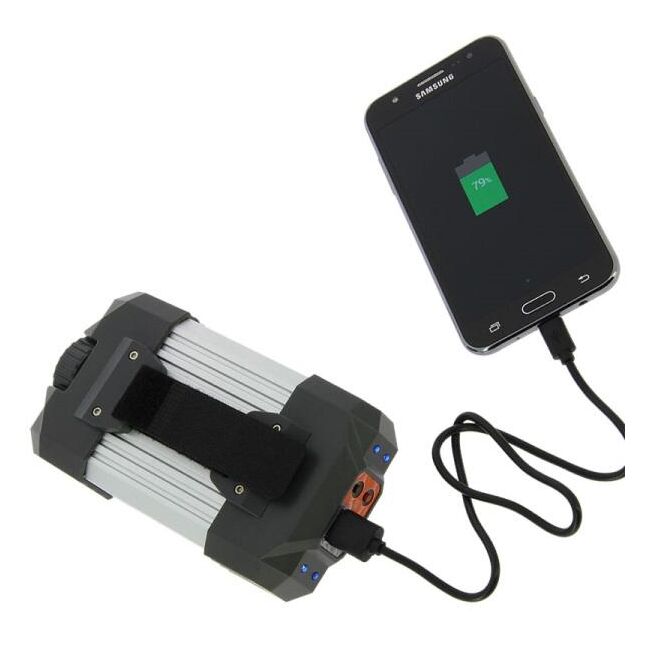 BATERIE EXTERNA NGT POWERBANK10400mAh MULTIFUNCIONAL 21+6 LED
