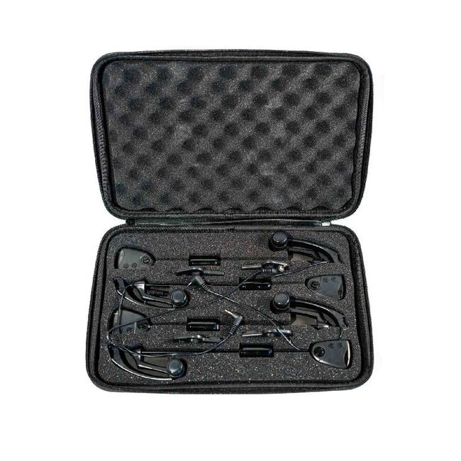 KIT 4 SWINGERE EXTRA CARP  ILLUMINATED BLACK  7 LED MULTICOLOR 