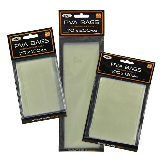PUNGI PVA NGT PVA BAG 100 X 130 MM / 20 BUC / PLIC