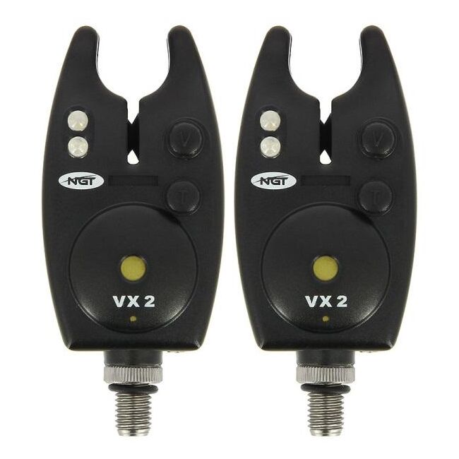SET NGT 2 AVERTIZORI VX2 CU BATERIE + 2 SWINGERI CU LANT  IN BLISTER