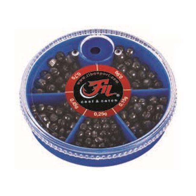SET PLUMBI ALICE DESPICATE FILFISHING, Ă=70MM - L, 5 COMPARTIMENTE, 0.15-0.90G