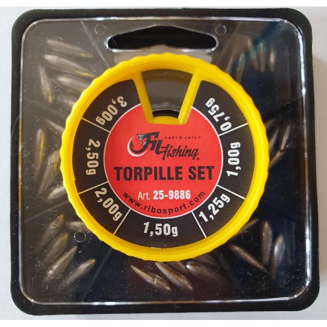 SET PLUMBI CULISANTI FILFISHING 7 COMPARTIMENTE  0.75 - 3.00 GR
