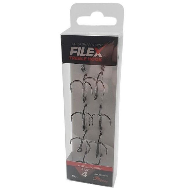 ANCORA FILFISHING BLACK NICKEL SERIA 1010 NR 4 / 10 BUC / CUTIE