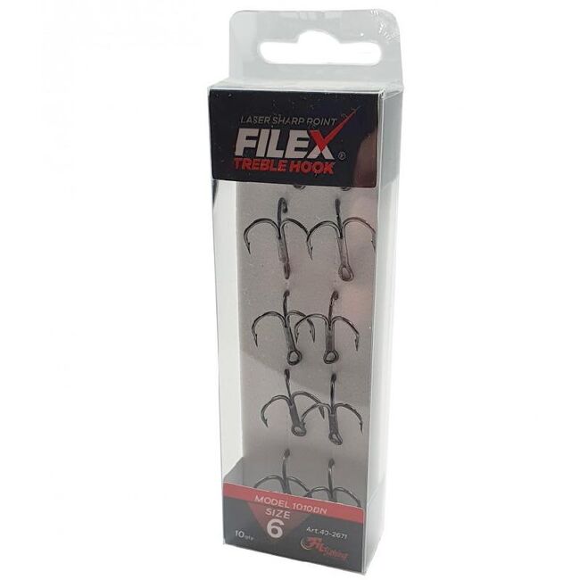 ANCORA FILFISHING BLACK NICKEL SERIA 1010 NR 6 / 10 BUC / CUTIE