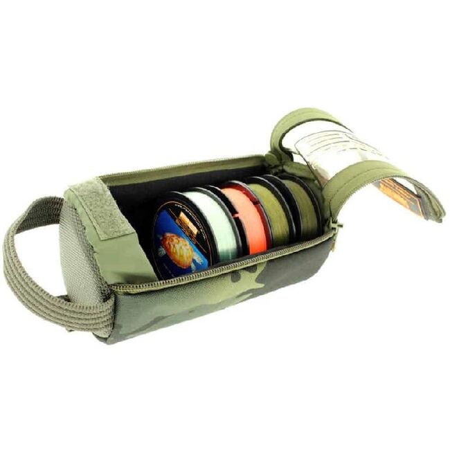 BORSETA  CU FERMOAR DUBLU PENTRU ROLELE  CU MONTURI SI LEADERI PB PRODUCTS DUBLE ZIPPER TUBE POUCH  