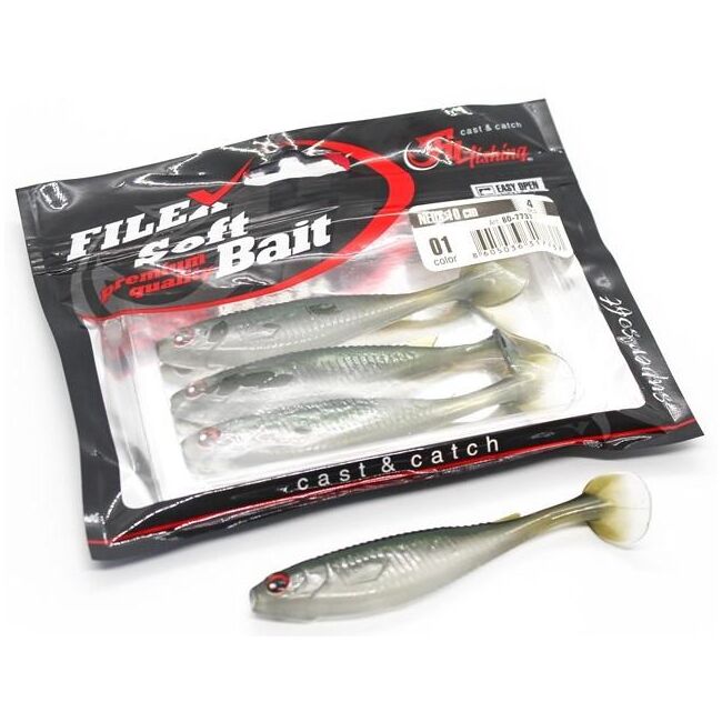 FILEX SHAD NEOX 01 / 10 CM / 4 BUC  / PLIC