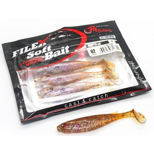 FILEX SHAD NEOX 02 / 10 CM / 4 BUC  / PLIC