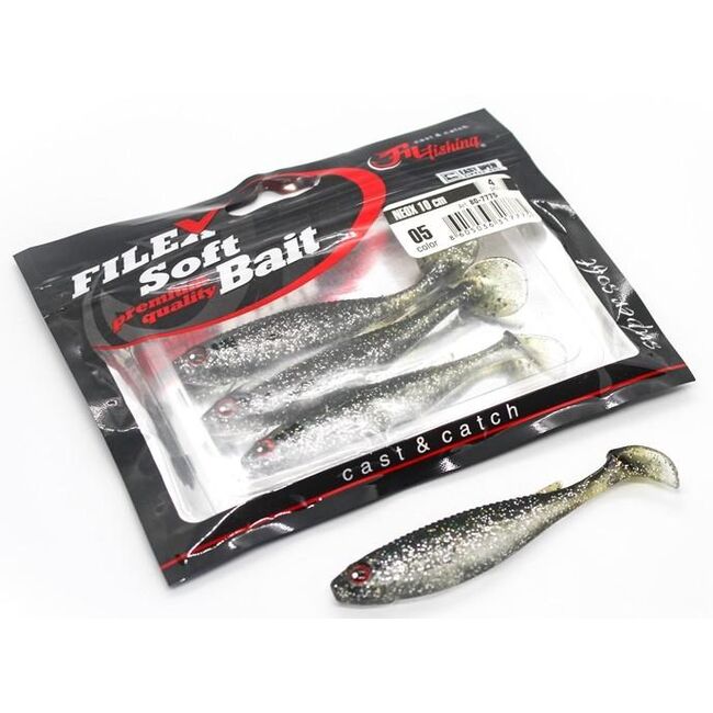 FILEX SHAD NEOX 05 / 10 CM / 4 BUC  / PLIC