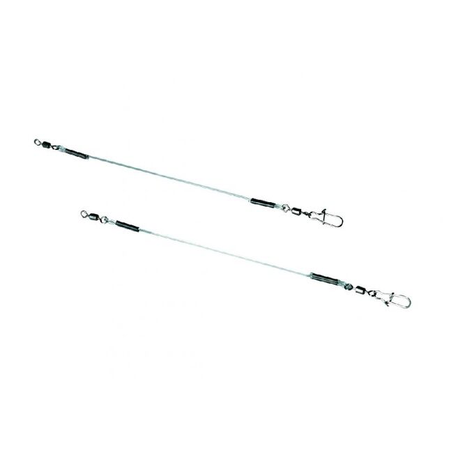FILFISHING  FEEDER ELASTIC GUM  RIGS CU SWIVEL SNAP 2 BUC / PLIC / 10 CM