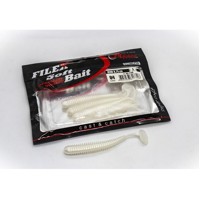 FILFISHING FILEX WORM SHAD HERO 04 / 8.75 CM / 5 BUC / PLIC