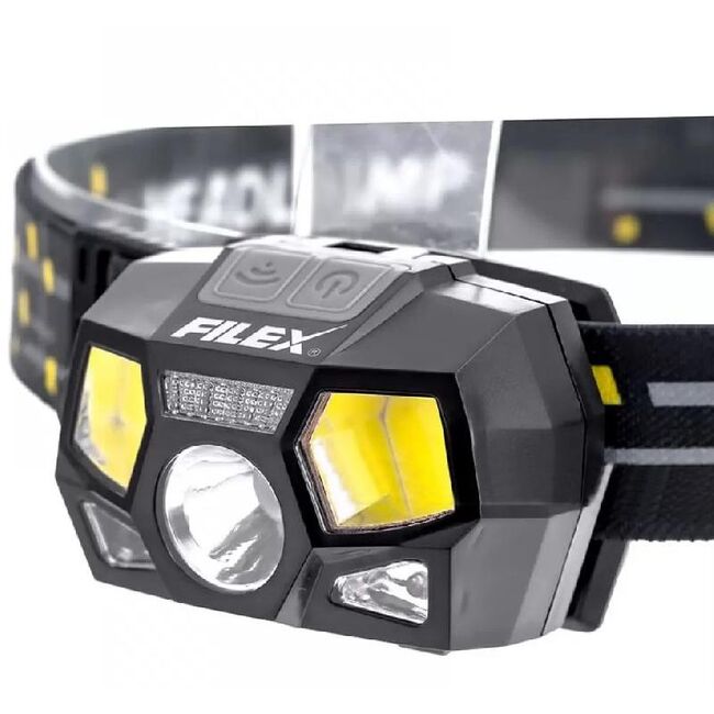 LANTERNA DE CAP REINCARCABILA CU  SENZOR  DE MISCARE FILEX HEADLAMP  120 LM
