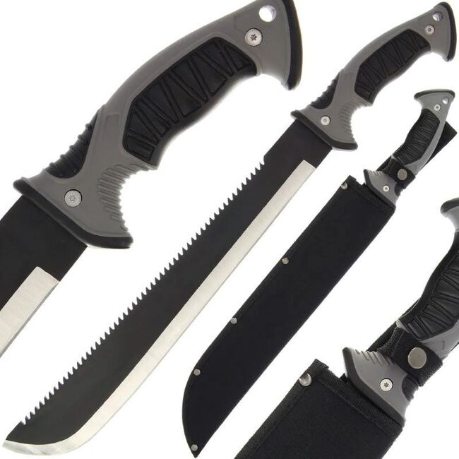 MACHETA 165 CU MANER CAUCIUCAT + HUSA  50CM