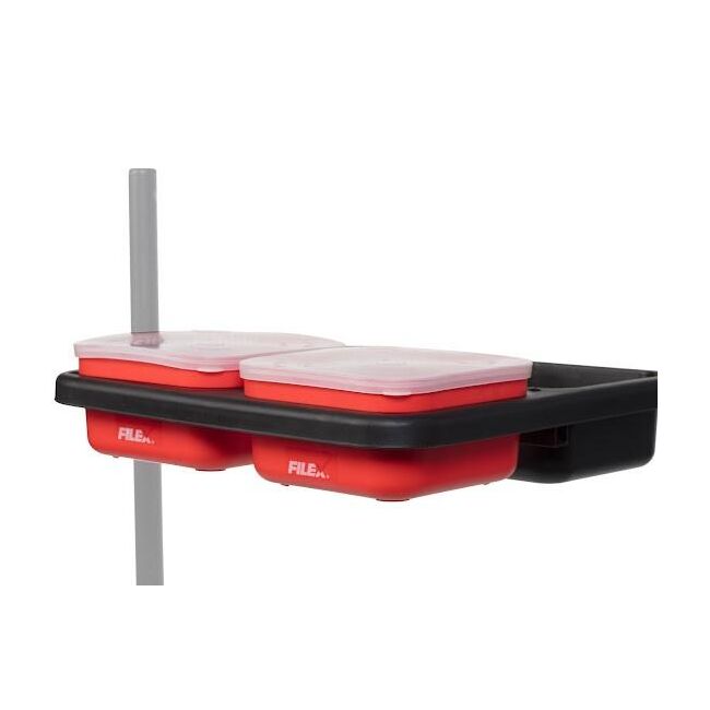 TAVA   LATERALA FILFISHING FEEDER CU 2 CUTII   37 x 37 x 8 CM