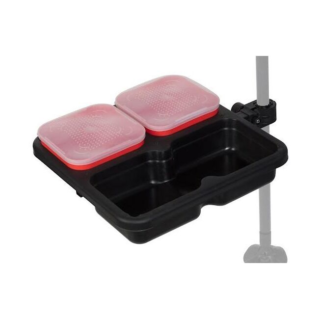 TAVA   LATERALA FILFISHING FEEDER CU 2 CUTII   37 x 37 x 8 CM
