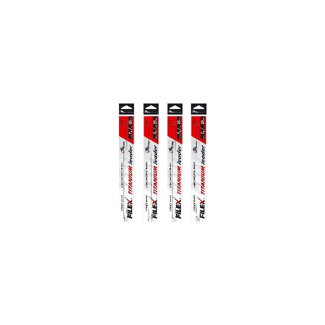STRUNA FILEX TITANIUM LEADER  15 KG / 25 CM / 2 BUC / PLIC