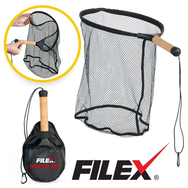 MINCIOG MUSCA FILEX FLEXI FLY NET / PLIABIL CU HUSA DE TRANSPORT 37 x 28 x 40 CM