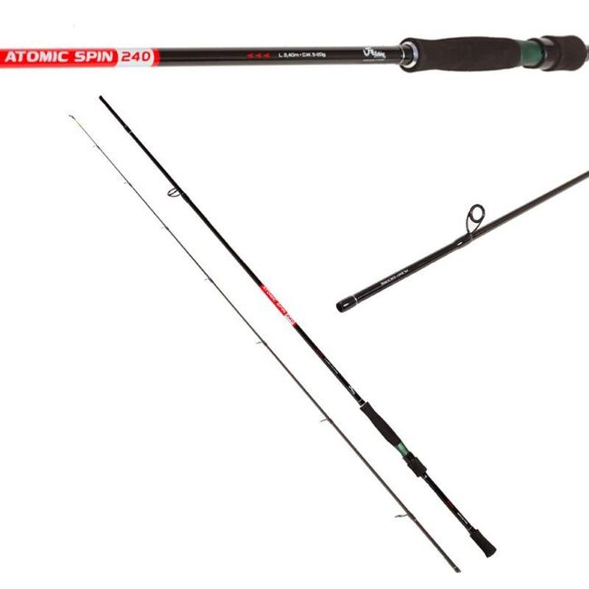 LANSETA FILFISHING ATOMIC SPIN 2.4M, 5-20GR, CU INELE SIC
