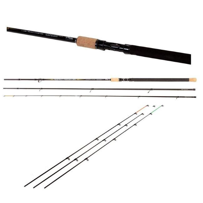 LANSETA FILFISHING RESPECT FEEDER 3+3/ 3.9M, CU INELE FUJI 30-90GR