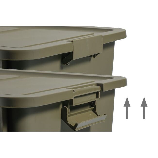 CUTIE DE TRANSPORT MIVARDI HARDCORE CU CAPAC  L 60x40x36 CM / 66 L