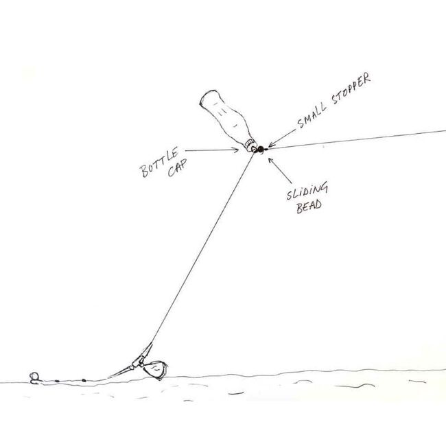 PB BUOY BIG EYE SWIVEL BOTTLE CAP