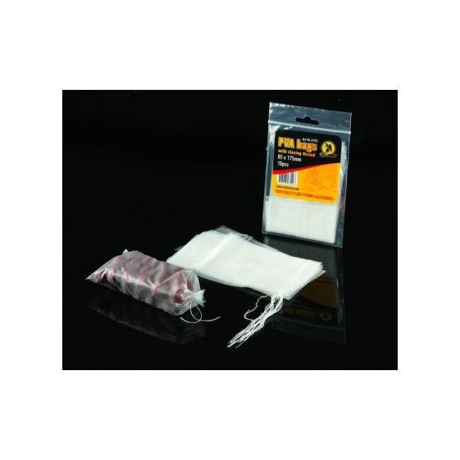 PUNGI SOLUBILE PVA BAG EXTRA CARP  85 x175 MM / 10 BUC , INCHIDERE CU SNUR 