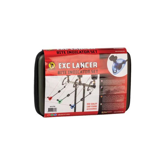 SET 3 SWINGERE EXTRA CARP ILLUMINATED CU BORSETA  DIN MATERIAL EVA (ROSU+VERDE+ALBASTRU)
