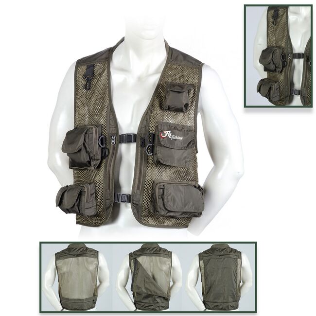 VESTA DE PESCUIT FILEX  OLIVE GREEN XXL