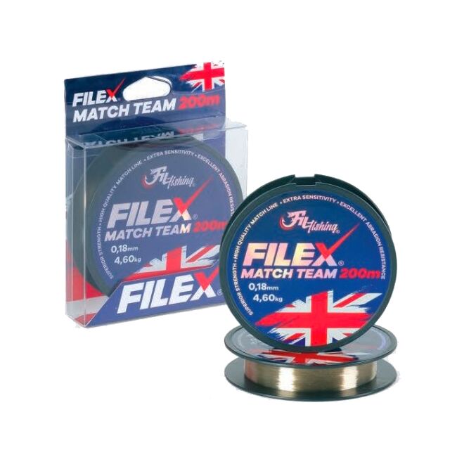 MONOFILAMENT FILEX MATCH TEAM 200M 0.14MM